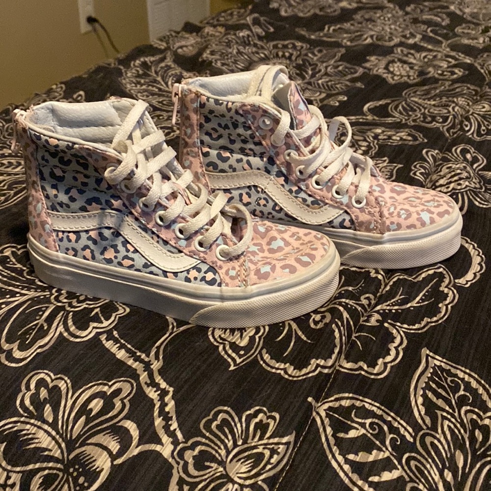 Girls high top Vans size little kid 11